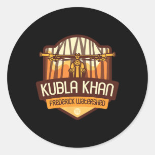 Kubla Khan - Frederick Watershed, Maryland Classic Round Sticker