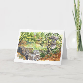 Kubota Gardens Koi Pond, Seattle Card