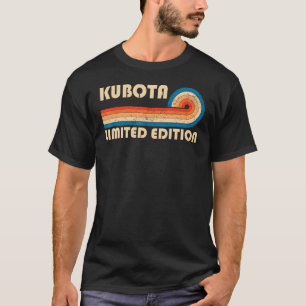 KUBOTA Surname Retro Vintage 80s 90s Birthday Reun T-Shirt