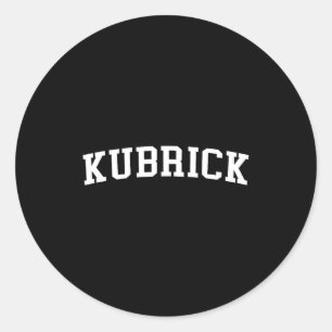 Kubrick  classic round sticker