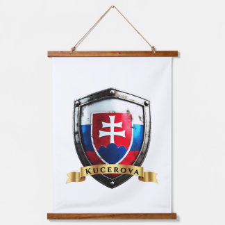 Kucerova Slovakia National Heritage Shield Hanging Tapestry