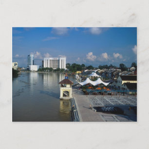 Kuching, capital of Sarawak, Malaysia Postcard