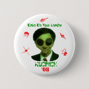 Kucinich '08 6 cm round badge