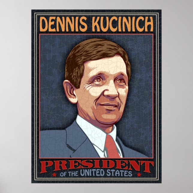 Kucinich, President Poster (Front)