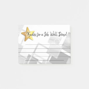 Kudos great job employee recognition post-it award post-it notes