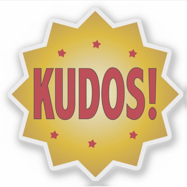 KUDOS star recognition and appreciation (Front)