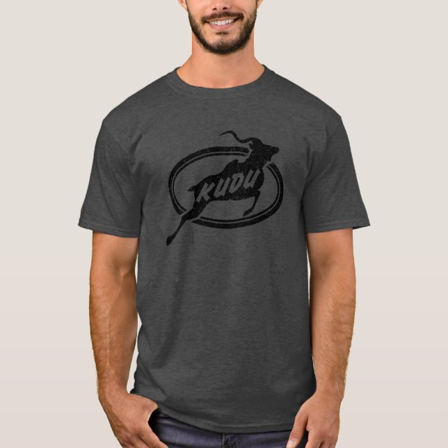 Kudu Antelope Kalahari Safari Africa Bokke T-Shirt (Front)