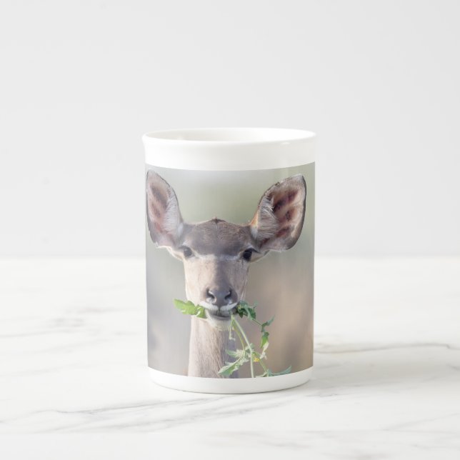 Kudu portrait bone china mug (Front)