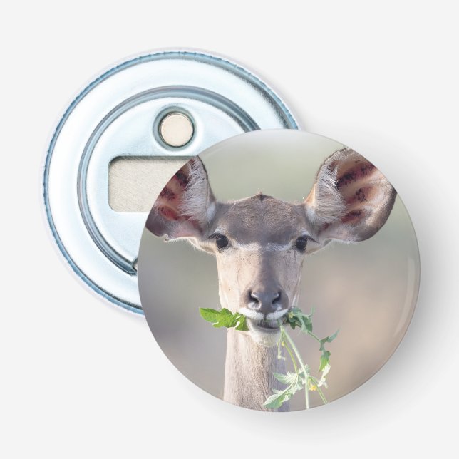 Kudu portrait bottle opener (Front)
