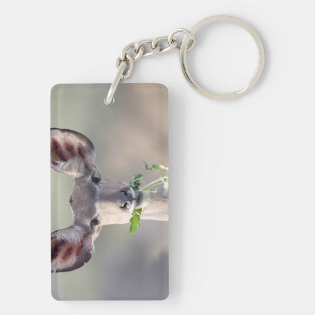 Kudu portrait key ring (Back)