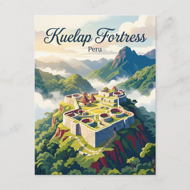 Kuelap Archaeological Complex Peru Postcard (Front)