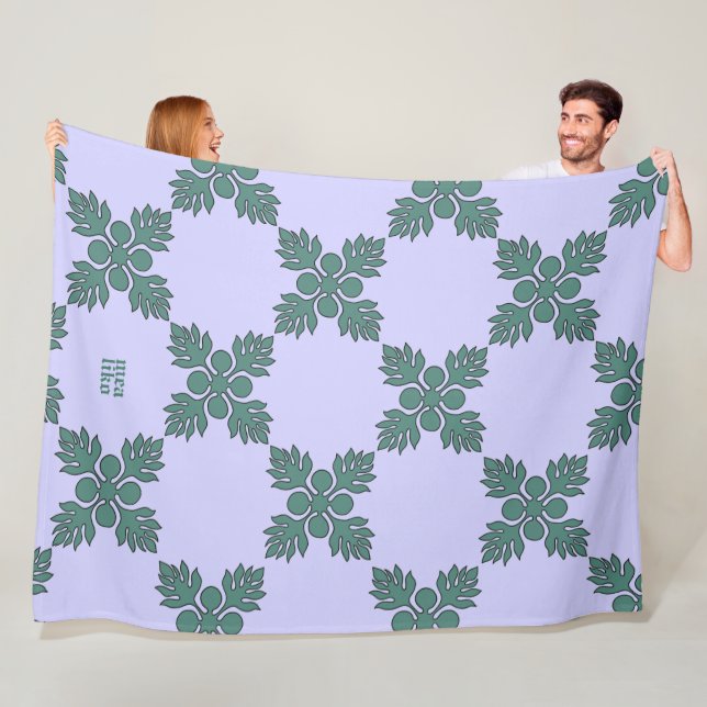 Kuiki Ulu Fleece Blanket (In Situ)