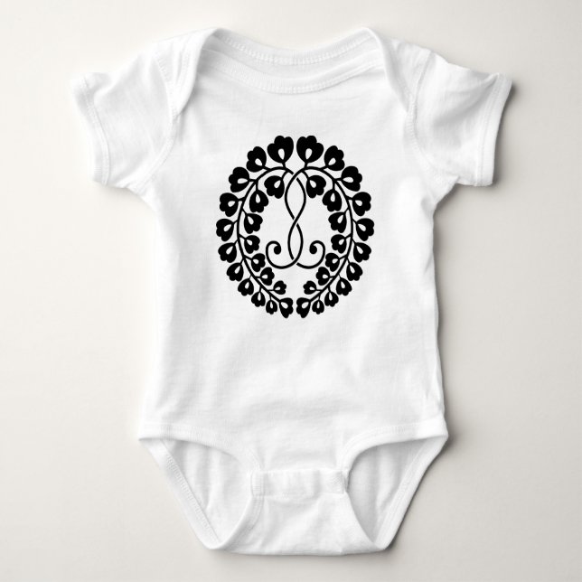 Kujo wisteria baby bodysuit (Front)