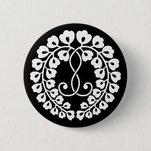 Kujo wisteria H 6 Cm Round Badge