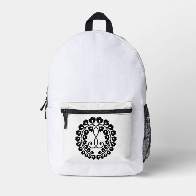Kujo wisteria printed backpack (Front)