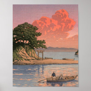 Kujukushima Shimabara By Kawase Hasui Poster