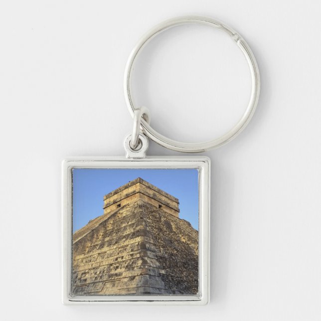Kukulcan Temple or Castillo Castle) in Key Ring (Front)