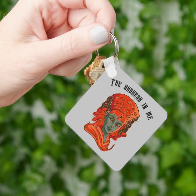 Kumari – Divine Feminine Goddess Art Key Ring (Hand)