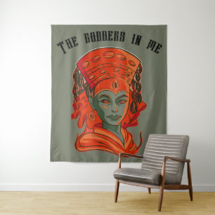 Kumari - The goddess in me Tapestry