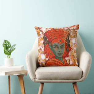 Kumari, woman face cushion