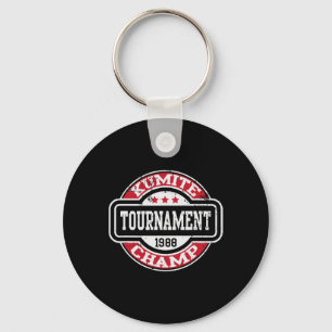Kumite Champion Martial Arts Kung Fu Karate Cinema Key Ring