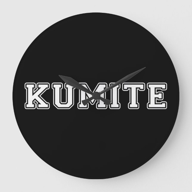 kumite large clock (Front)
