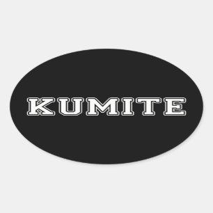Kumite Oval Sticker