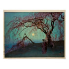 Kumoi Cherry Trees 1920 Japanese woodblock print