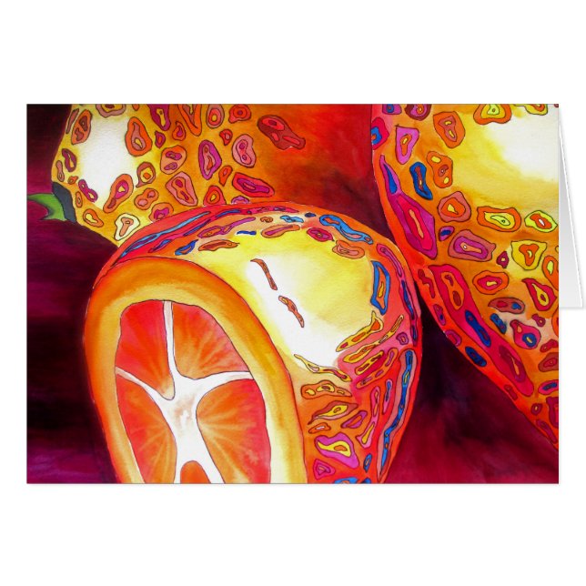 Kumquats orange citrus watercolour fruit art (Front Horizontal)