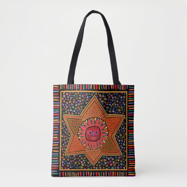 Kuna Indian Del Sol - Tote Bag (Front)