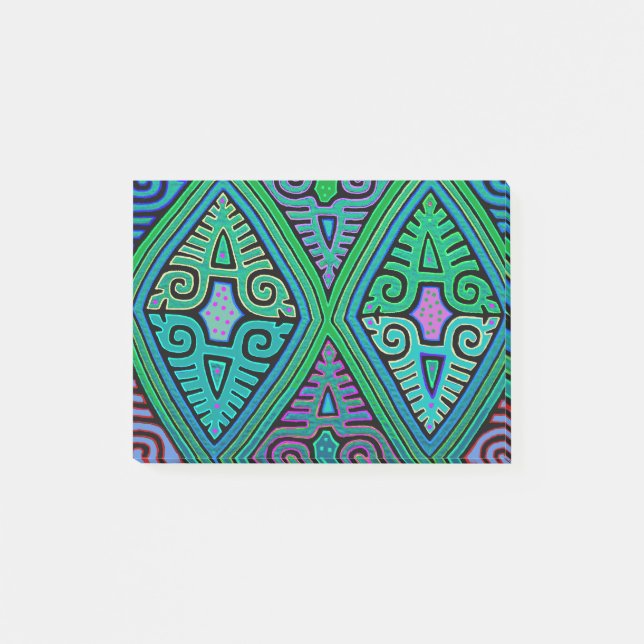 Kuna Indian Diamond Mola Post-it Notes (Front)