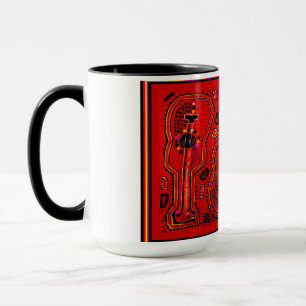 Kuna Indian Guitars Mug