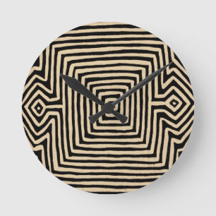 Kuna Indian Tortuga Round Clock