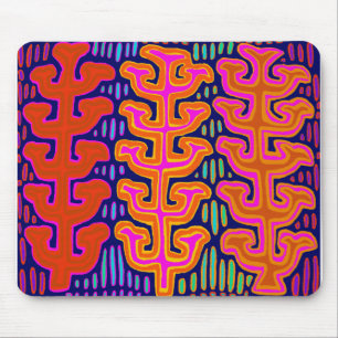 Kuna Indian Trees Mouse Pad