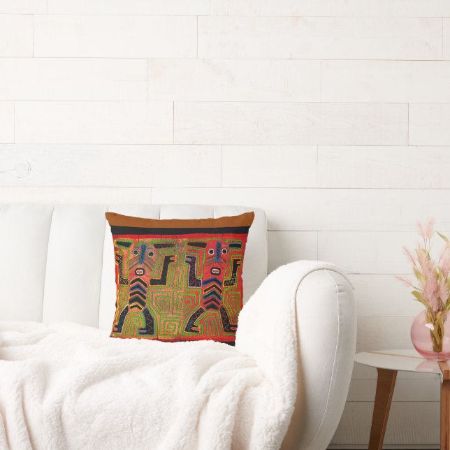 Kuna Indian Twin Spirits Cushion (Couch)