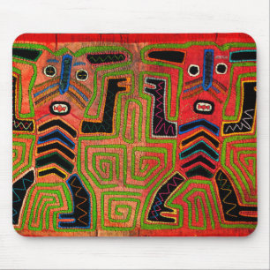 Kuna Indian Twin Spirits Mouse Pad