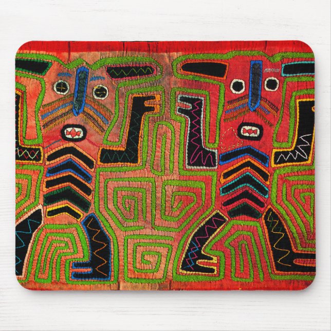 Kuna Indian Twin Spirits Mouse Pad (Front)