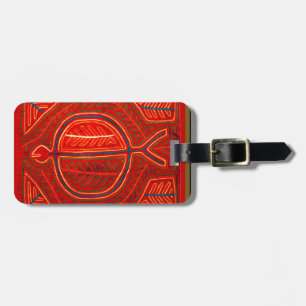 Kuna Mola Stingray Luggage Tag