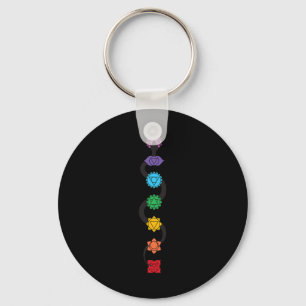 Kundalini Serpent Rising 7 Chakras Yoga - Kundalin Key Ring