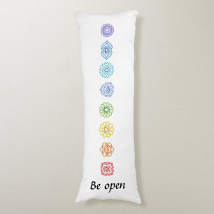 Kundalini Yoga Chakras Be Open Body Cushion