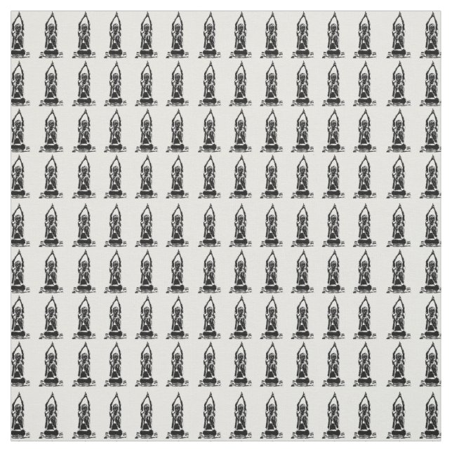 kundalini yoga graphic motif pattern fabric (Swatch)