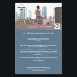 Kundenspezifischer Foto Flyer<br><div class="desc">Kundenspezifischer Foto-Flyer in Blau - Weiß. Gut geeignet für Yoga,  Fitness und andere Dienstleistungen. Editieren Sie ihr Produkt einfach in dem Sie ihr Foto / Logo/ QR Code hochladen und ihren Text eingeben. Sie können die Schriftart,   Farbe und die Position individuell durch "weitere Personalisierung" auswählen.</div>