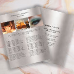 Kundenspezifischer Foto Preislisten Salon Flyer<br><div class="desc">Kundenspezifischer Foto - Preislisten - Flyer. Personalisiere dein Produkt in Minuten. Über "weiteres personalisieren" können Schriftart,  Schriftgröße,  Position und die Farbe geändert werden. Perfekt für Fotografen; Wellness,  Massage,  Beauty und alle anderen Serviceleistungen.</div>