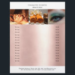 Kundenspezifischer Foto Preislisten Salon Flyer<br><div class="desc">Kundenspezifischer Foto - Preislisten - Flyer. Personalisiere dein Produkt in Minuten. Über "weiteres personalisieren" können Schriftart,  Schriftgröße,  Position und die Farbe geändert werden. Perfekt für Fotografen; Wellness,  Massage,  Beauty und alle anderen Serviceleistungen.</div>