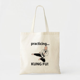 Kung Fu Black Belt Martial Arts Tote Bag