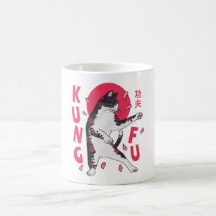 Kung Fu Cat Coffee Mug