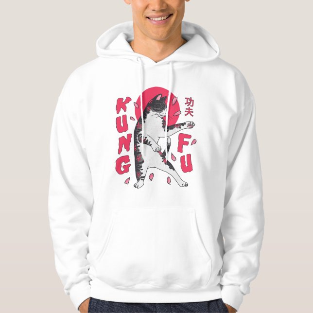 Kung Fu Cat Hoodie (Front)