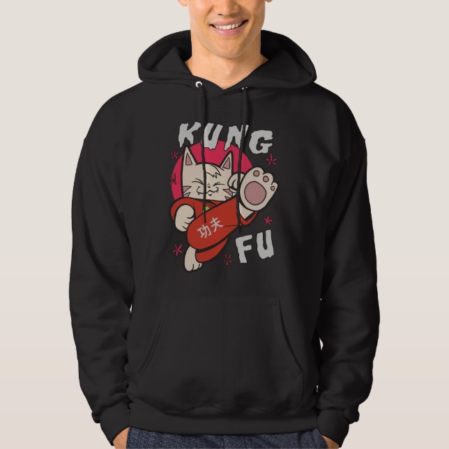 Kung Fu Cat Hoodie (Front)