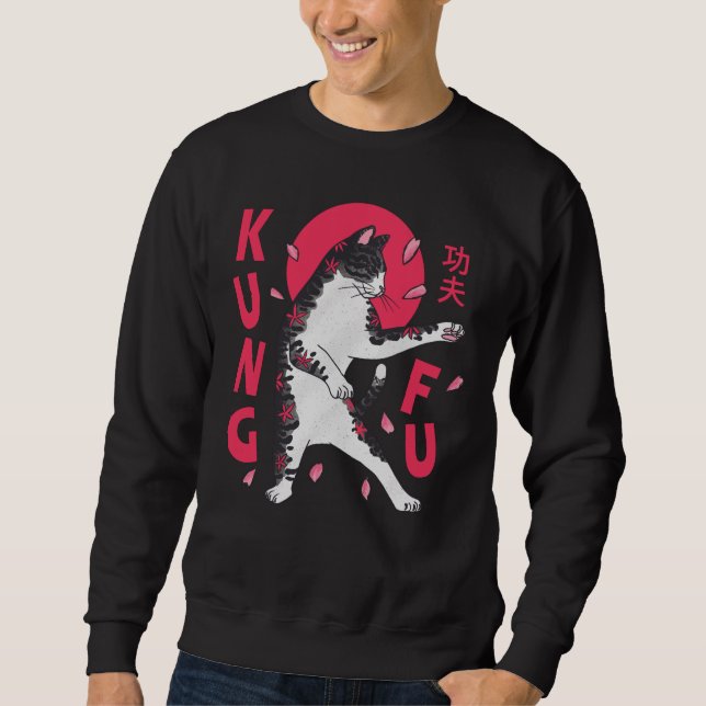 Kung Fu Cat Sweatshirt (Front)