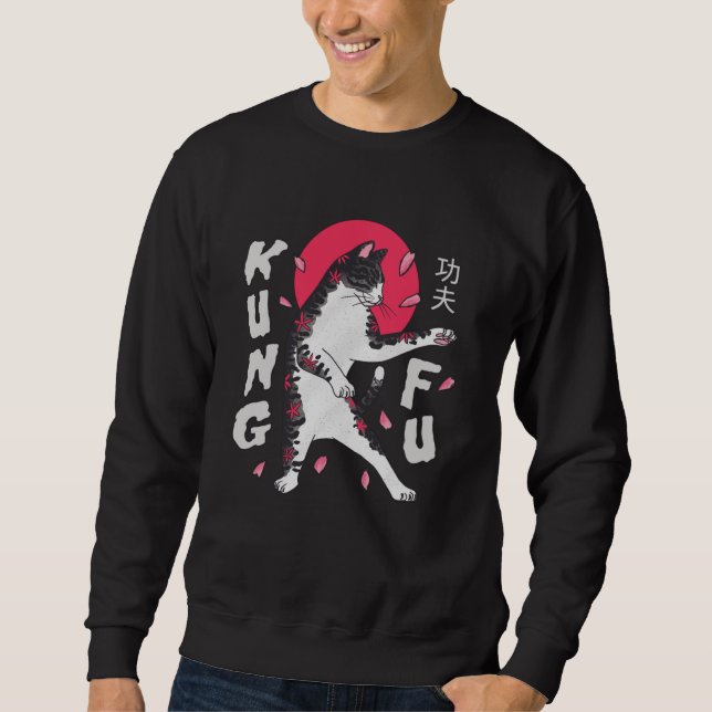 Kung Fu Cat Sweatshirt (Front)